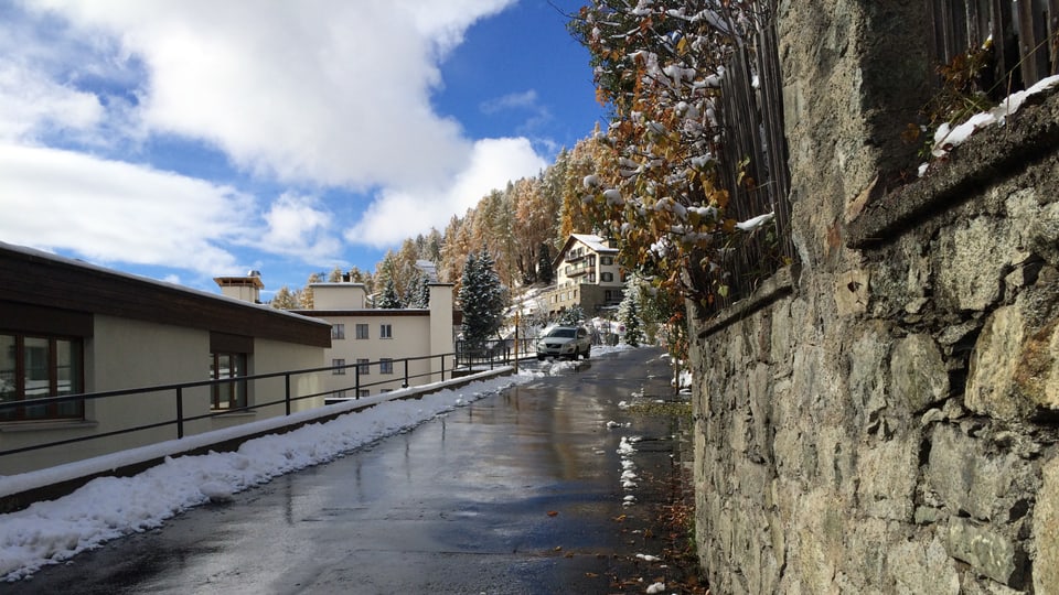 Qua fiss la pista a val fin en il vitg a fin.