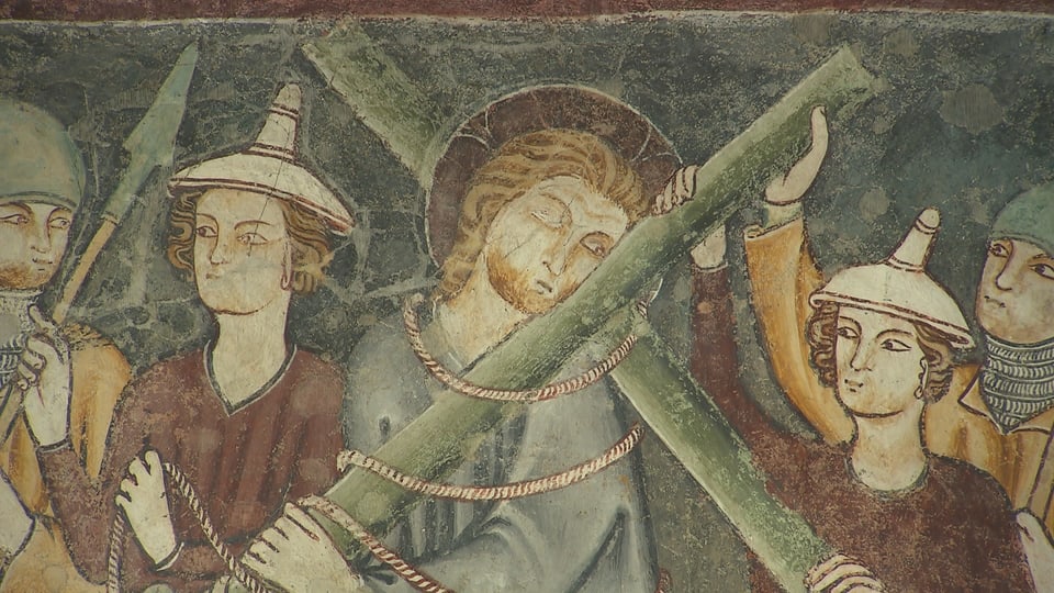 Passiun da Cristus en frescos en la baselgia da Vuorz è l'ovra principala da l'uschènumnà «Meister da Vuorz». 