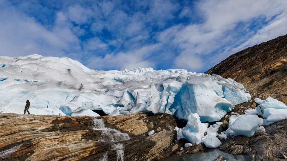 Glatscher en la Norvegia.