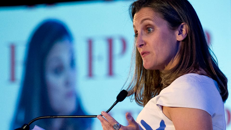Purtret da Chystia Freeland. 