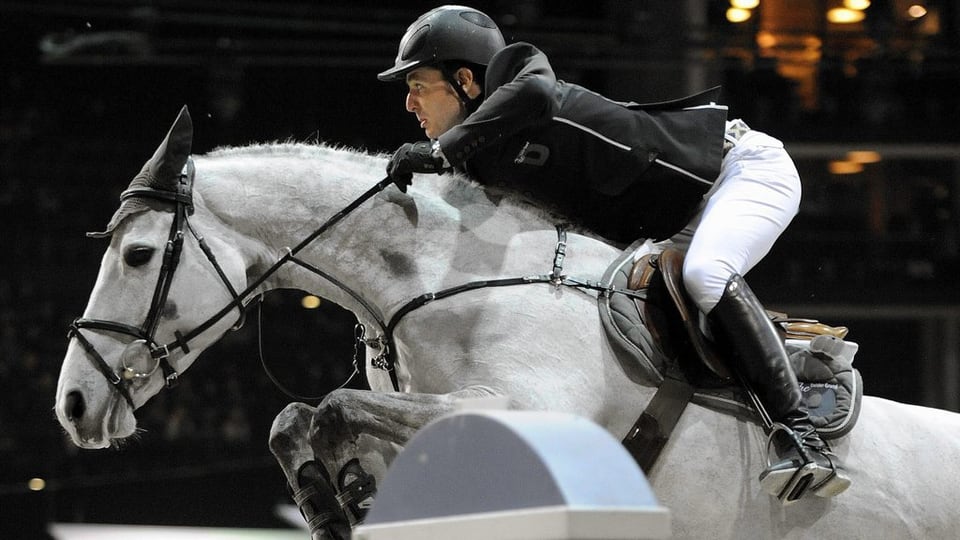 Steve Guerdat durant in turnier.