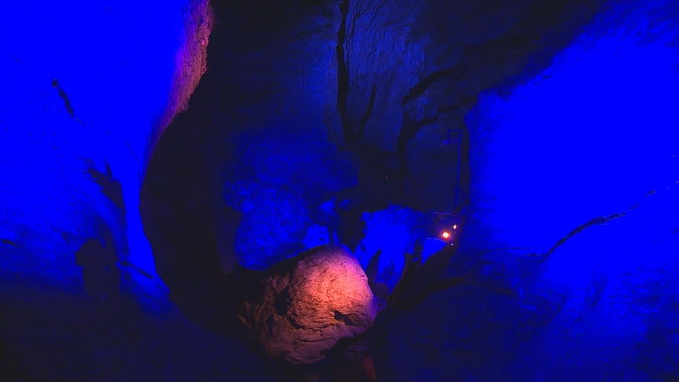 beleuchtete Viamalaschlucht