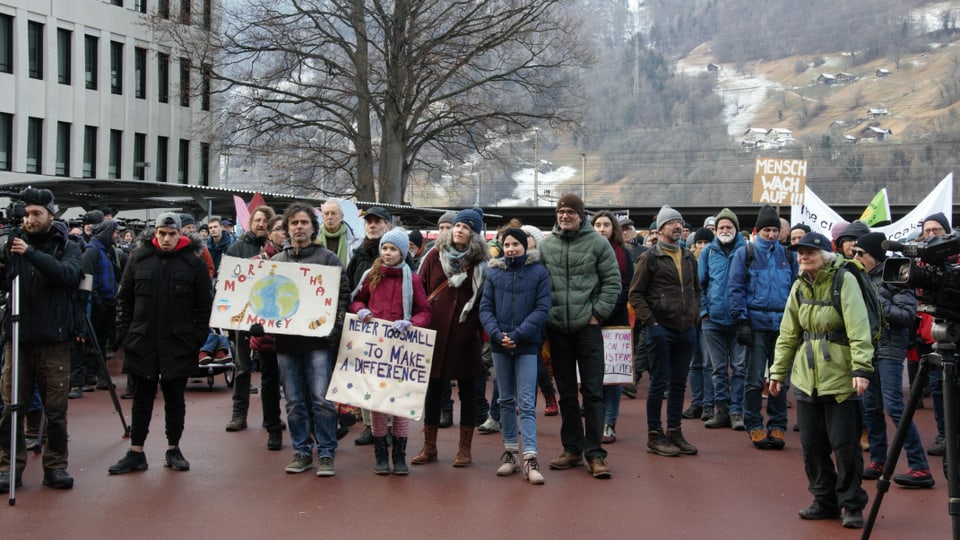 Protesta per il clima. 