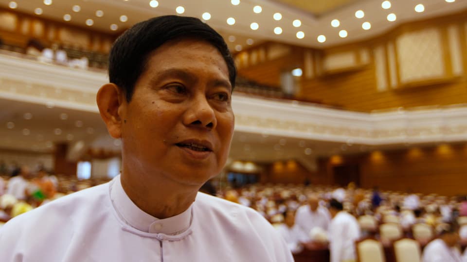 Accepta la terrada: Htay Oo, il parsura da la partida USDP.