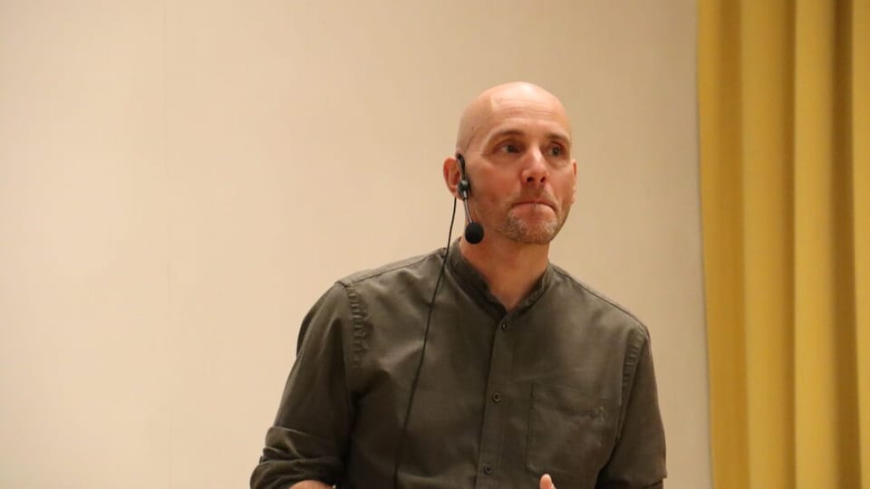 Adrian Cathomas, der Präsident der CGS