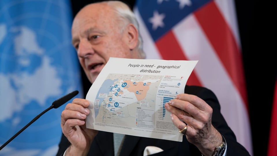 Staffan de Mistura, l'intermediatur spezial da l'ONU per la Siria.
