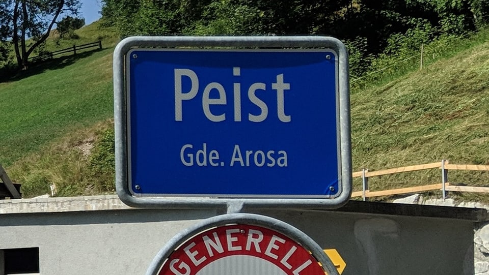 Tavla dal vitg da Peist.