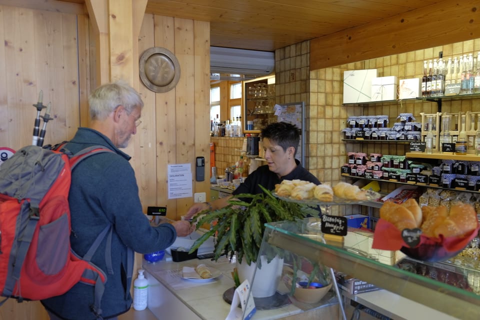 Nadja Caminada en stizun davos la teca.