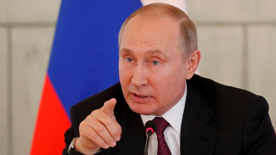 Il president russ Wladimir Putin.