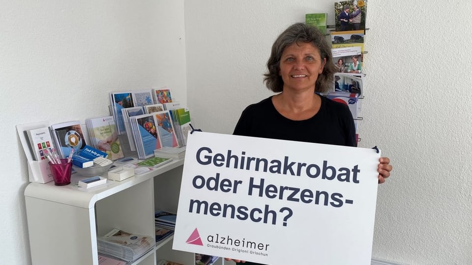 Anita Laperre maina l'organisaziun Alzheimer Grischun.