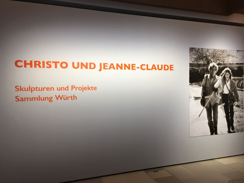 Entrada dal forum Würth cun l'exposiziun Christo e Jeanne-Claude.