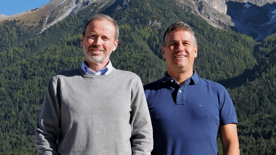 Philipp Gunzinger (san.) e Joachim Koppenberg (dre.).