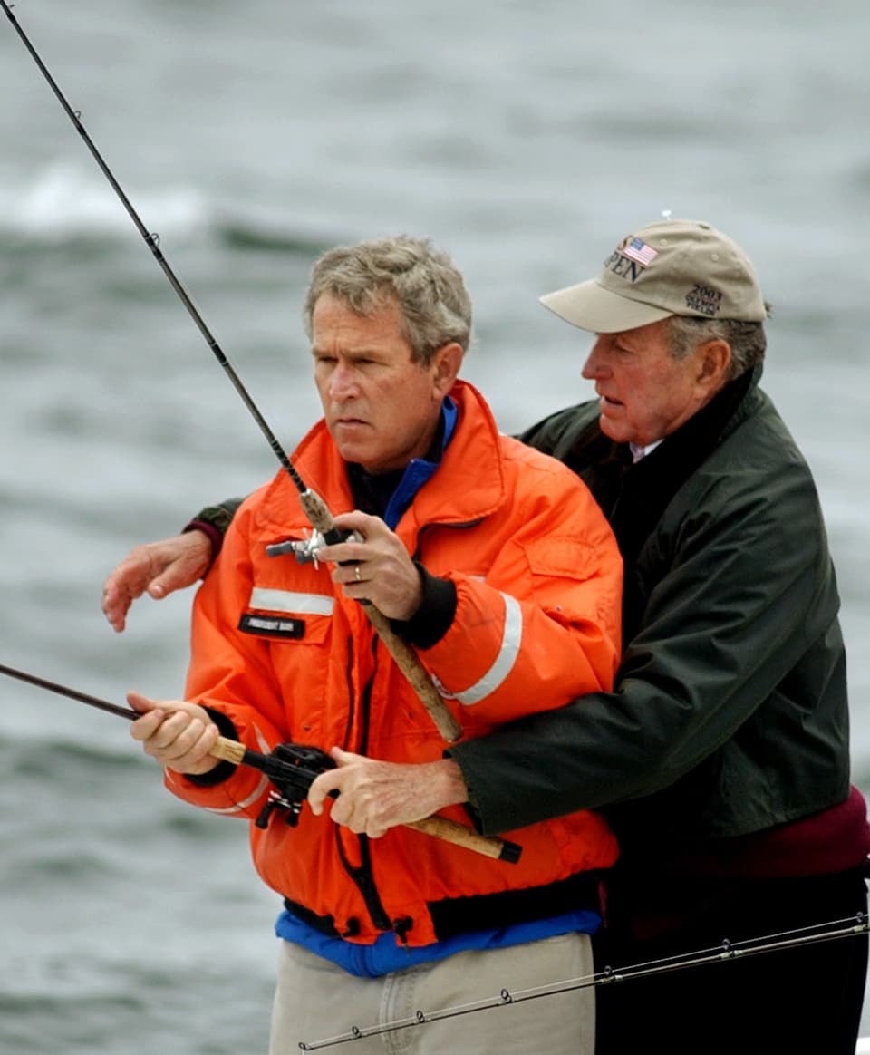 George W. Bush angelt