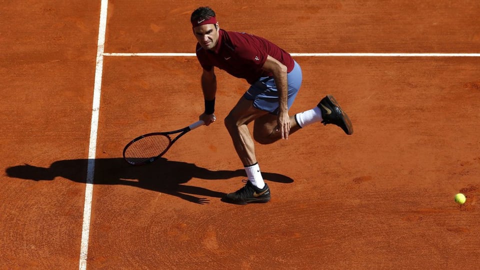 Roger Federer en acziun. 