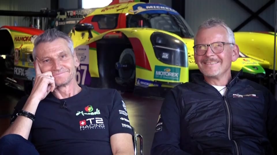 Pieder Decurtins und Claudio Albin, die zwei Besitzer von T2 Racing.