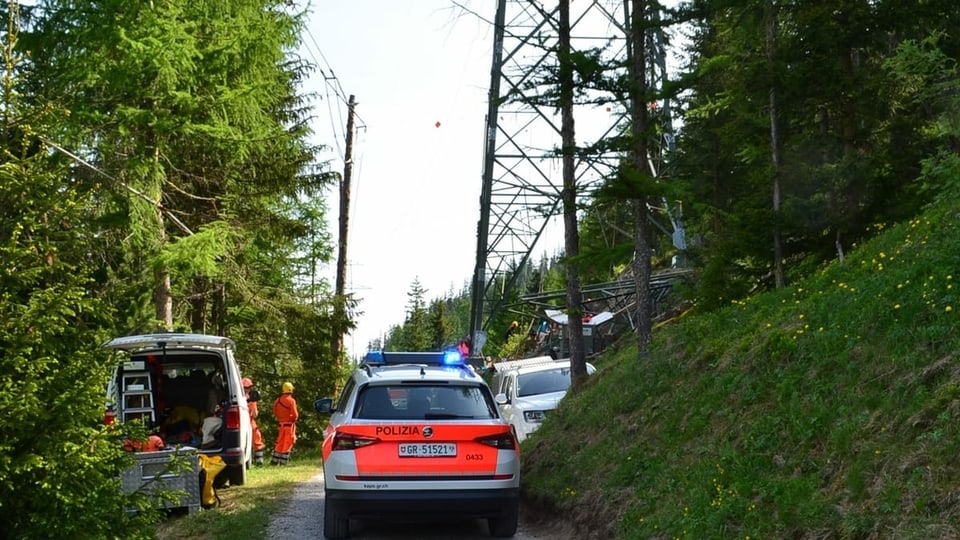 purtret dal lieu da l'accident. 