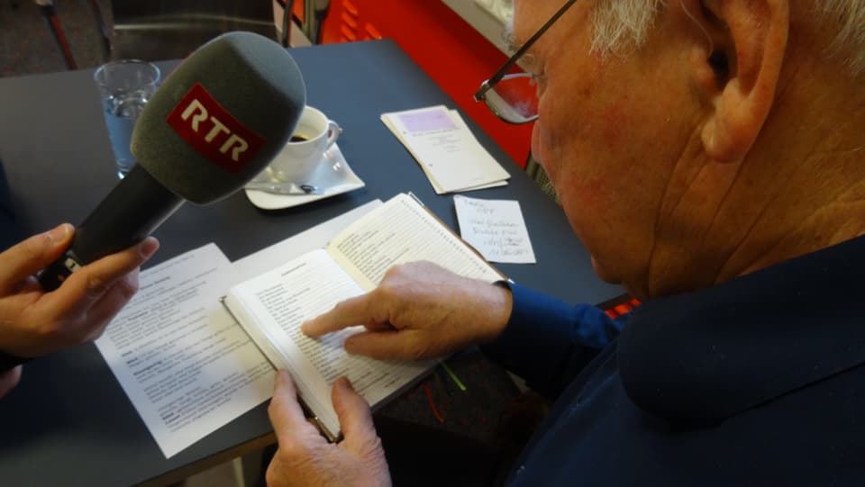 Otto Hofer cun ses vocabulari dal dialect da Lustenau