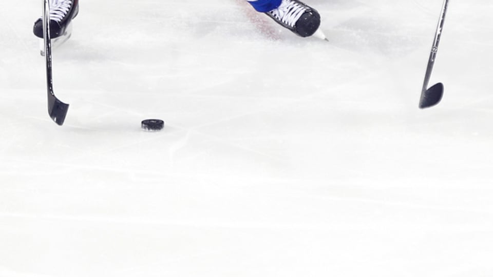 In puck da hockey sin glatsch.