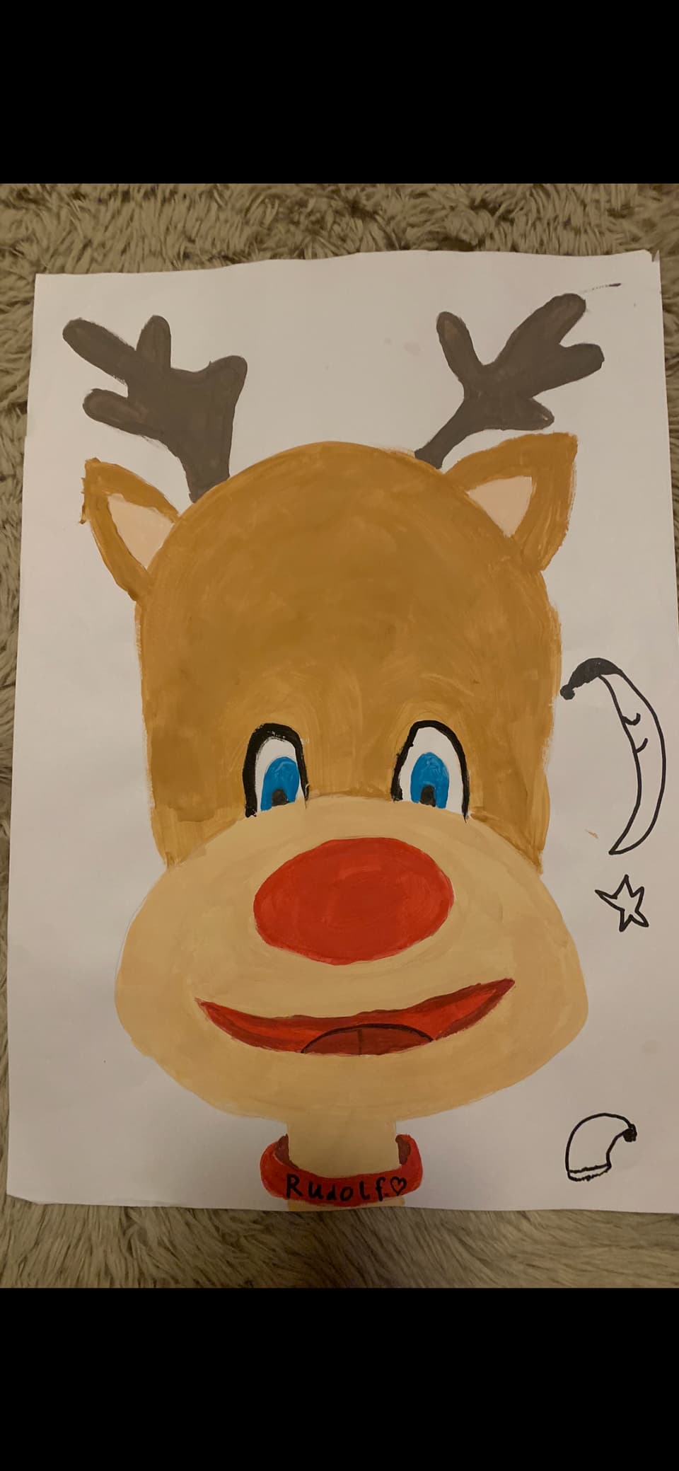 Kinderzeichnung Rudolf