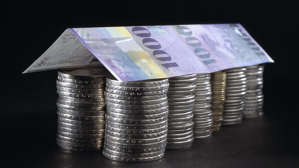Ina nota da milli francs furma in tetg sin mantuns da munaida.