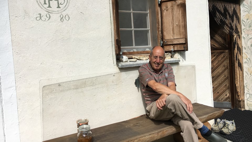 Gion Balzer Casanova avant ses mises a Pardatsch