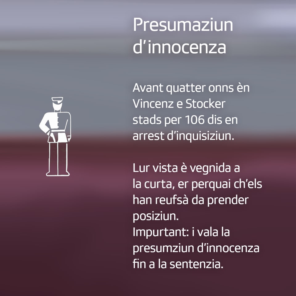 i vala la presumziun d'innocenza