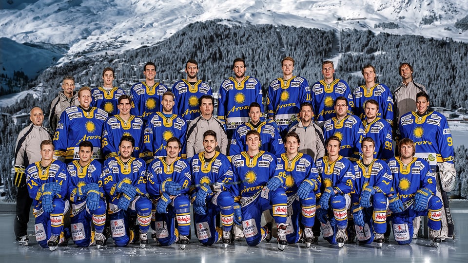 purtret d'equipa dal EHC Arosa.