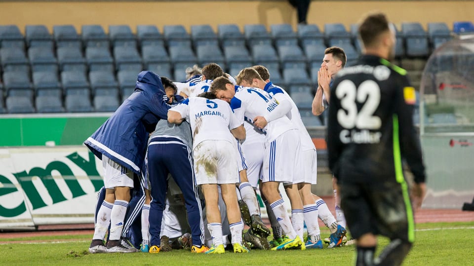Il club da ballape da Losanna sa legra da la promoziun en la Super League
