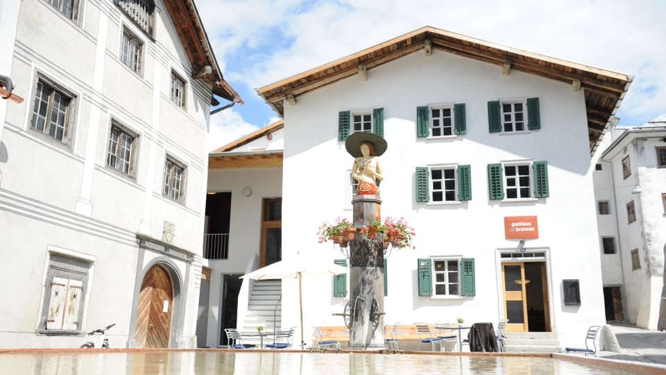 Il Gasthaus am Brunnen a Valendau.