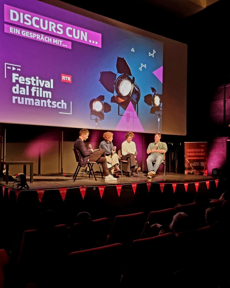 Gesprächsrunde mit dem Chefredaktor von RTR am Festival dal film rumantsch