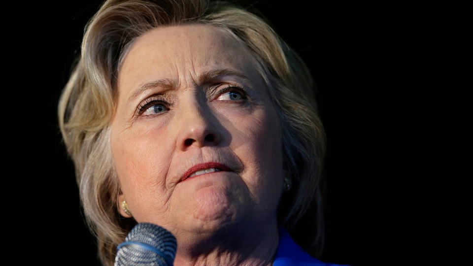 portrait da Hillary Clinton