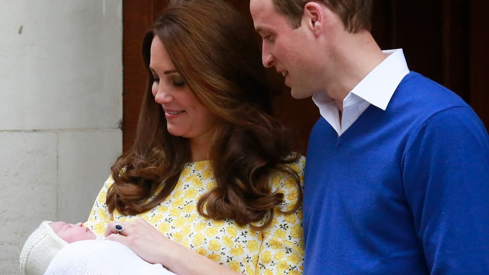 prinzi william e kate cun la prinzessa