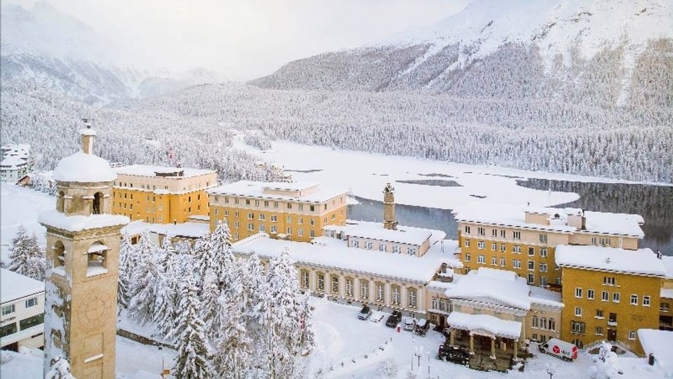 Das Hotel Kulm im weissen St. Moritz