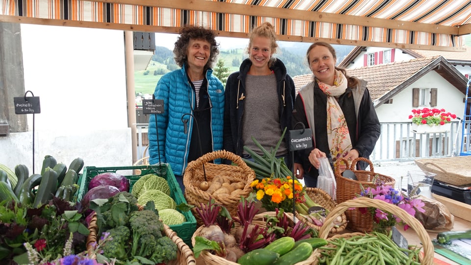 Barbara Tscharner, Daniela Jäger ed Anna Bompadre.