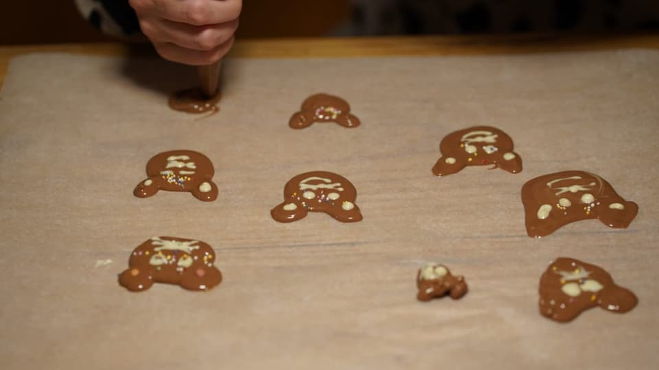 Schokoladenmäuse selber machen