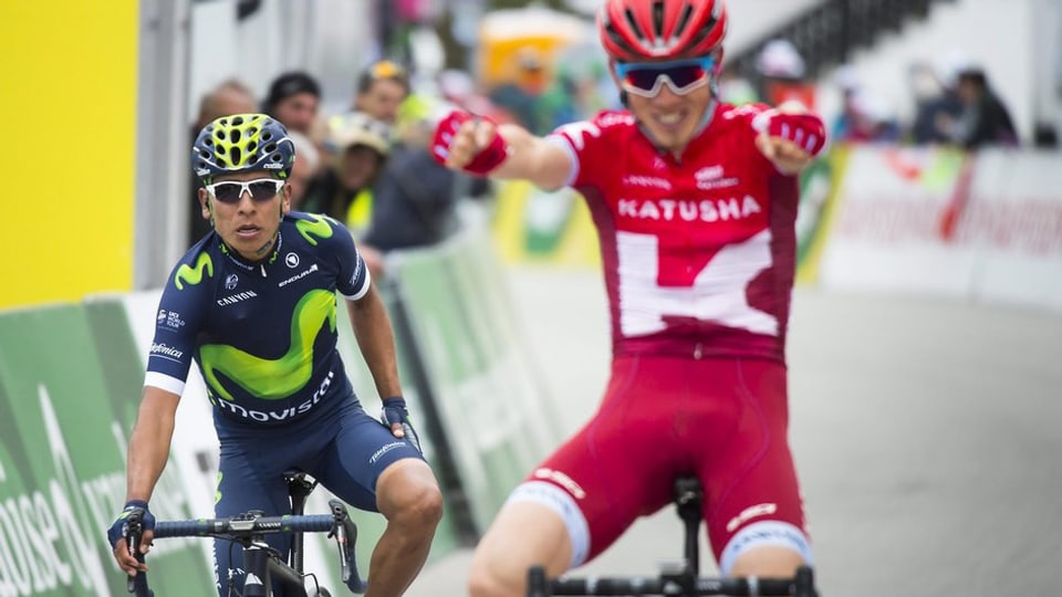 Nairo Quintana e Ilnur Zakarin.