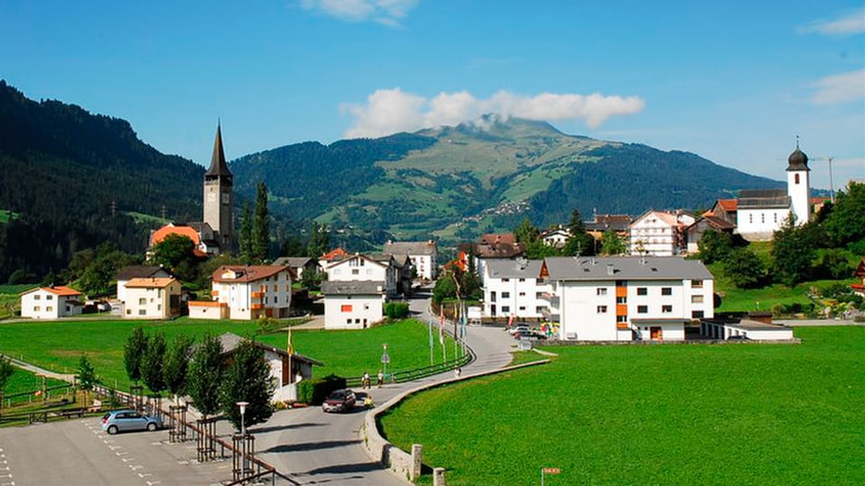 vista sin il vitg da Sagogn