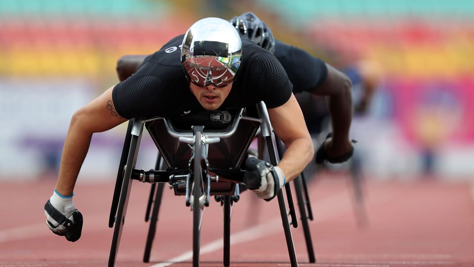 sportist impedì Marcel Hug en la sutga da rodas