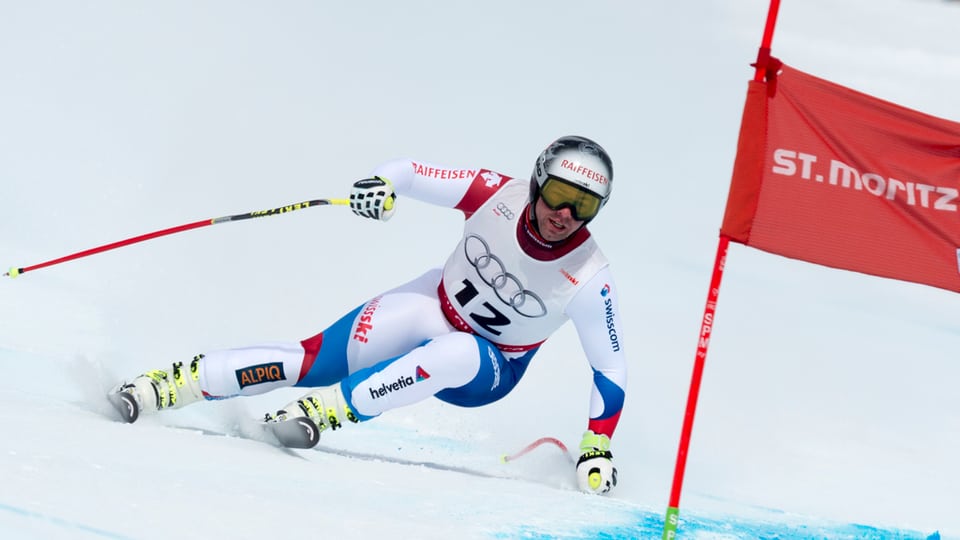Beat Feuz durant ina cursa.