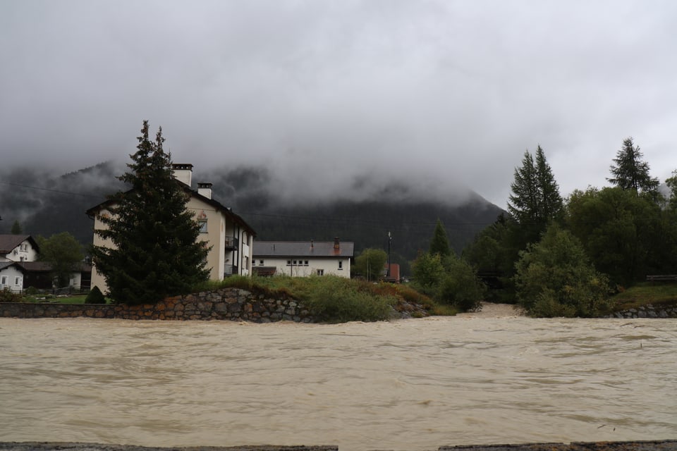 Hochwasser in La Punt