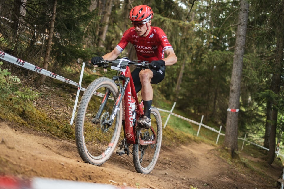 Vital Albin an der Schweizermeisterschaft Mountainbike