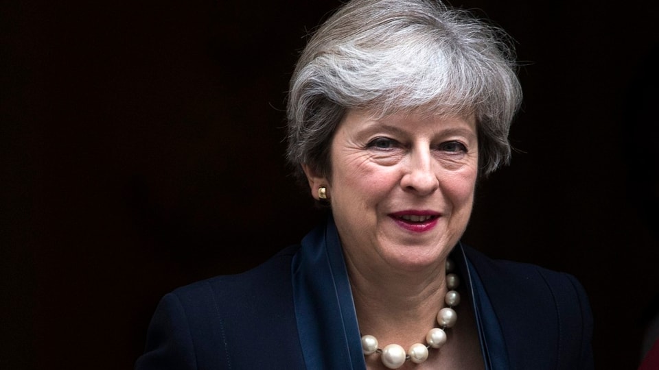 Primministra britannica Theresa May.