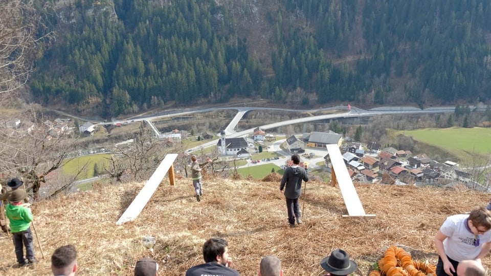 «Trer schibettas» in Danis Tavanasa