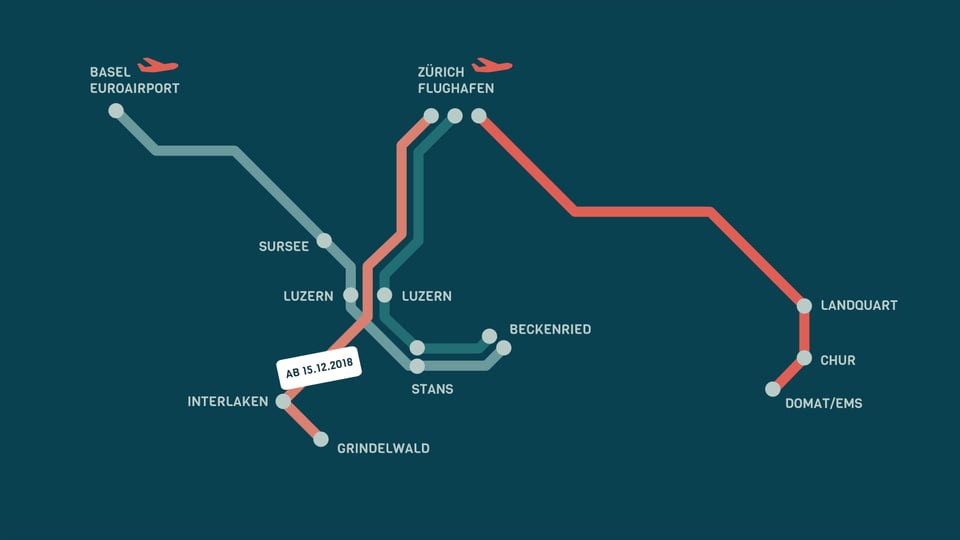Carta da lingias dal Flugbus