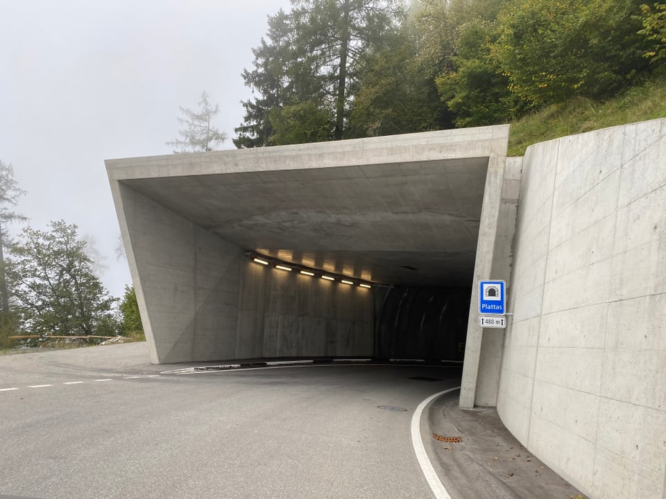 Il  tunnel Plattas.