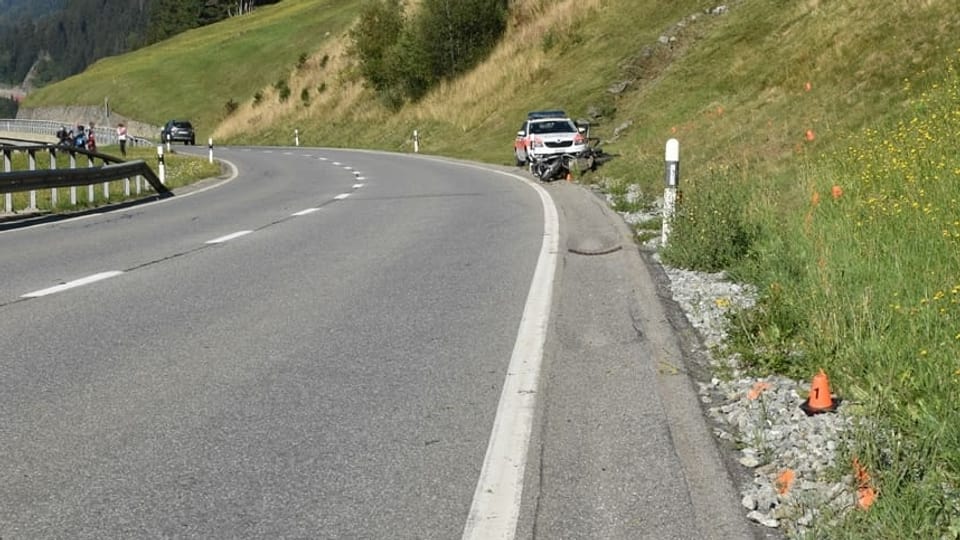 Lieu da l'accident sin la via Alpsu H19.