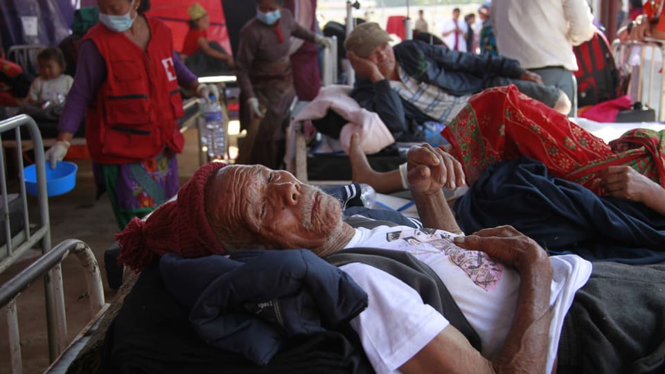 pazients en il nepal