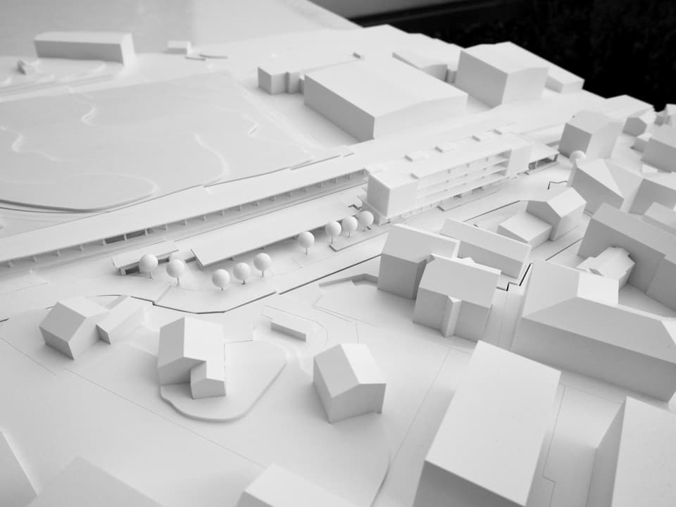 Visualisierung Bahnhof Grüsch