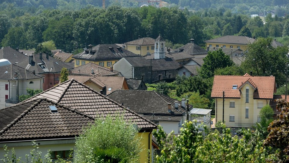 vista sin il vitg da Grono