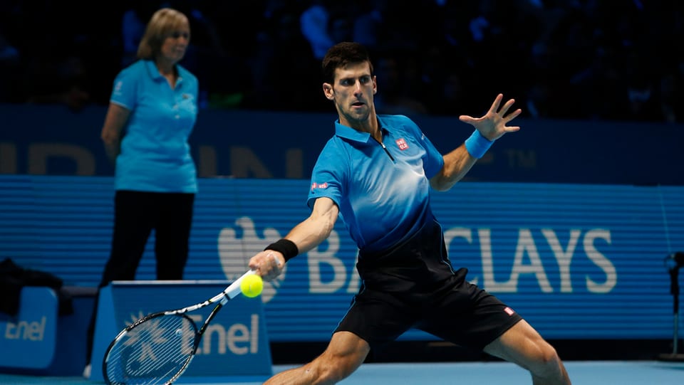 Novak Djokovic durant il gieu da tennis